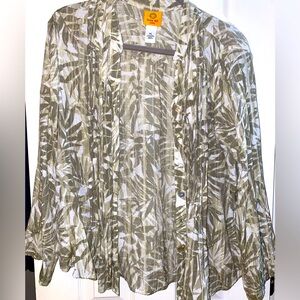 Ruby Red petite large button up top